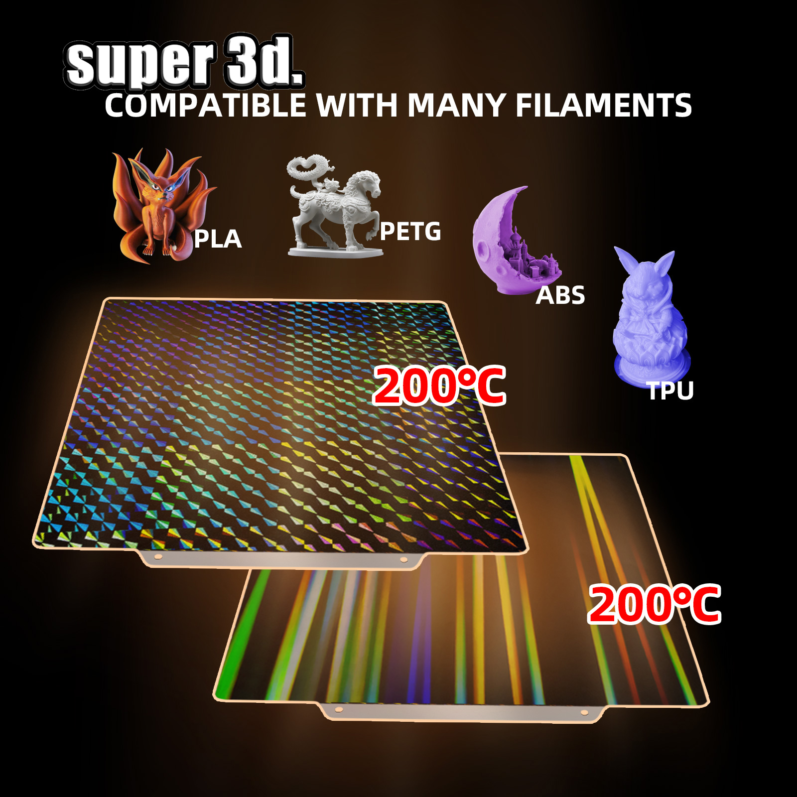 PEO PEI build plate 220x220 An - đánh giá và giá 3D Printing Industrial