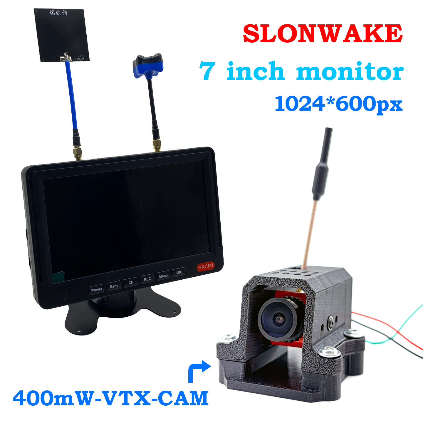 5.8G 48CH 7 Inch FPV Monitor 1 - đánh giá và giá Build Plate